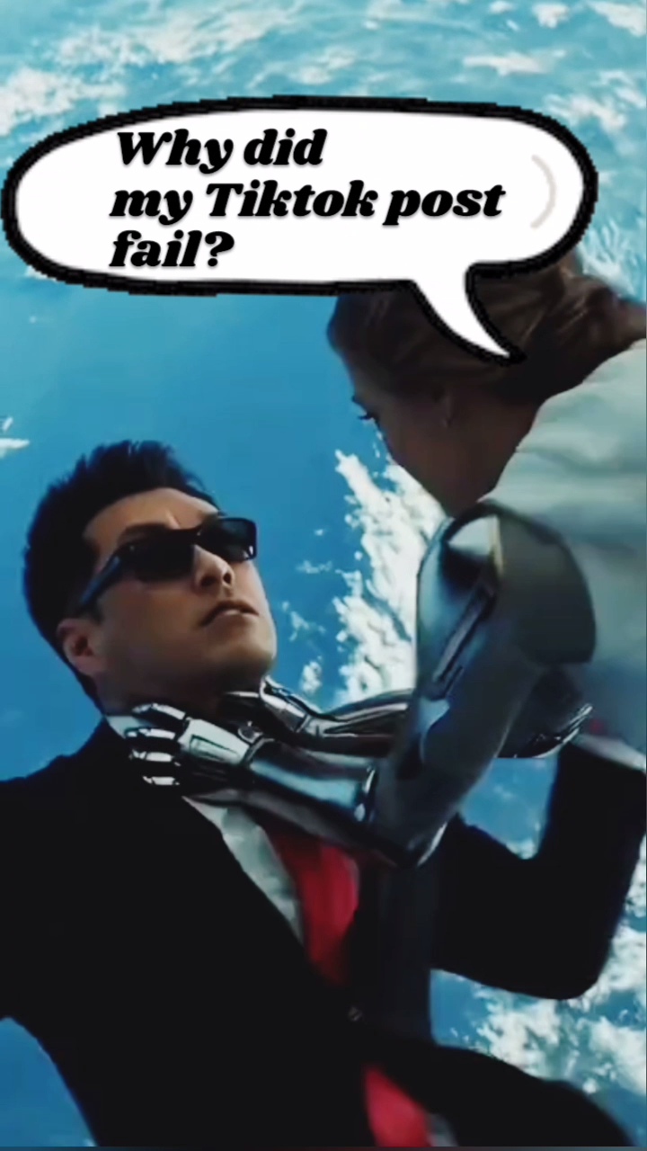Why did my video post fail?
